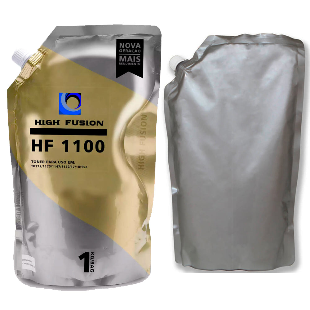 Refil Pó Para Recarga de Toner High Fusion Kyocera Tk-1170 Tk1147 HF-1100