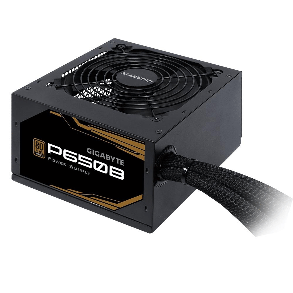 Fonte ATX Gamer Gigabyte P650B 650W, 80 Plus Bronze, PFC Ativo, GP-P650B/BR