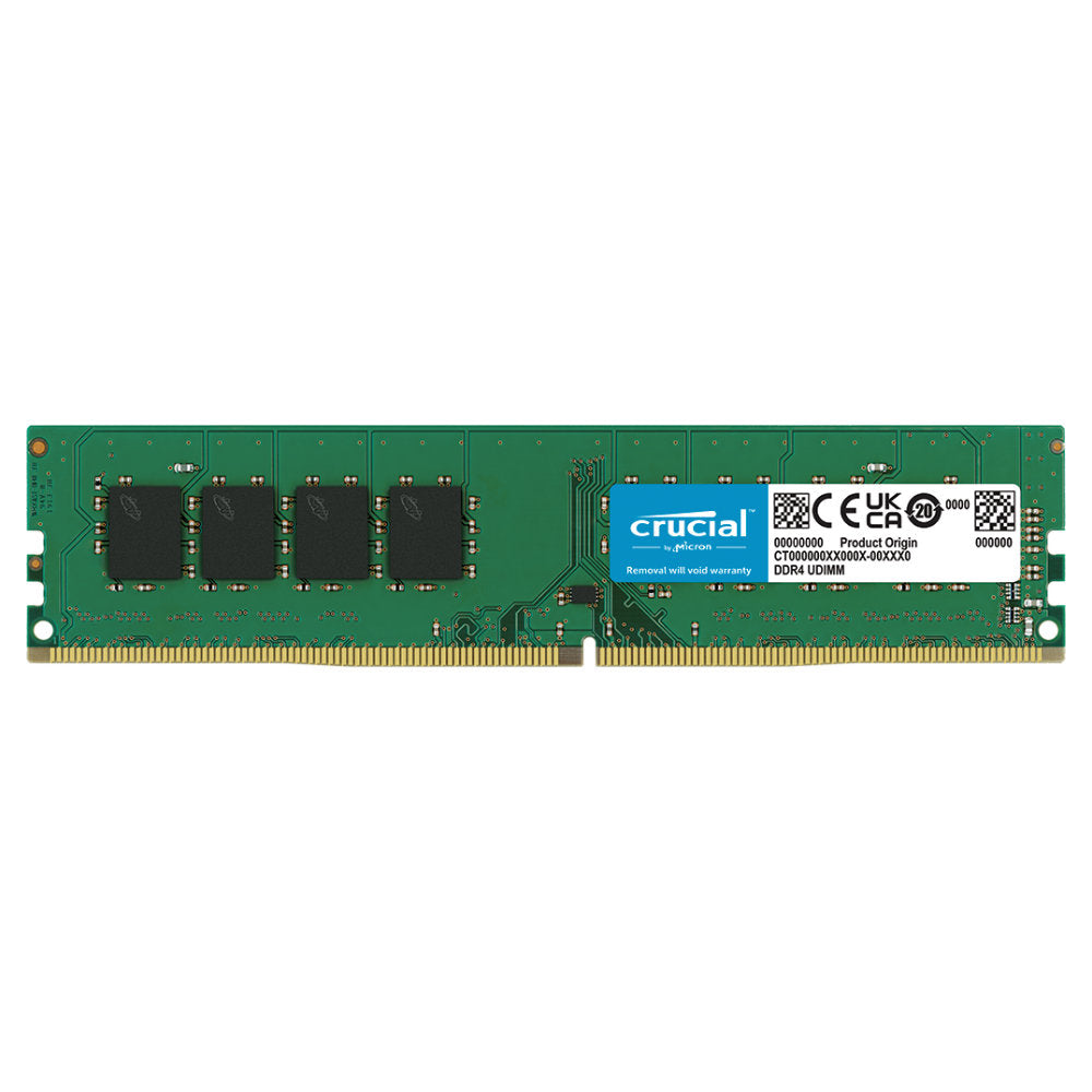 Memória RAM Desktop Crucial 32Gb DDR4 3200Mhz UDIMM 1,2V Cl22 (CT32G4DFD832A)