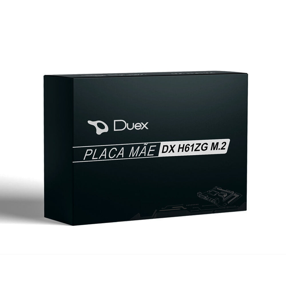 Placa Mae Duex DX H61ZG M2, DDR3, Socket 1155, M-ATX, Chipset Intel H61, DX-H61ZG-M2