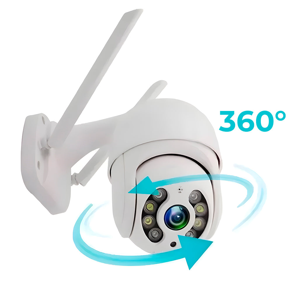 Camera de Segurança IP Externa, Speed Dome, Com 2 Antenas, LeBoss - LB-CA215