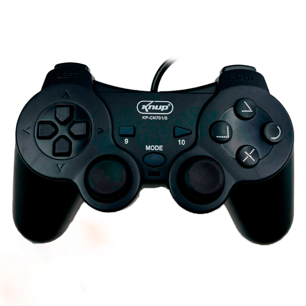 Controle com Fio USB para PC e Notebook, Joystick KP-CN701/S com Cabo - Knup