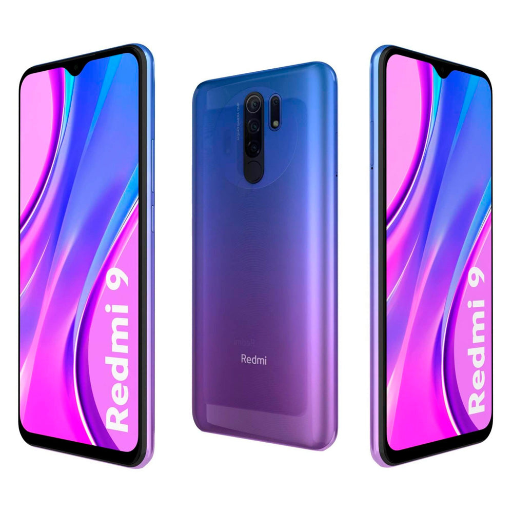 Smartphone Xiaomi Redmi 9, 64GB Armazenamento, 4GB RAM, Dual SIM, 6.53" - Roxo Sunset Purple