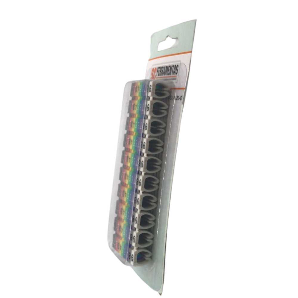 Anilha Demarcadora Para Cabos 6.0MM Com Numeros de  0 A 9,  K-GL-6020-D