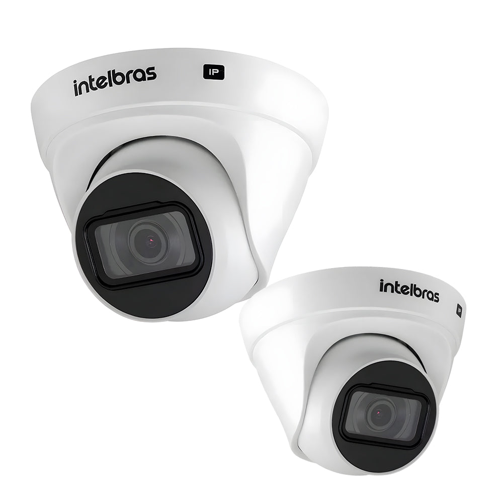 Câmera de Segurança Intelbras IP Dome, VIP 3220 D, Full HD 1080P, PoE, Lente 2.8mm, Alcance 20m, 2MP