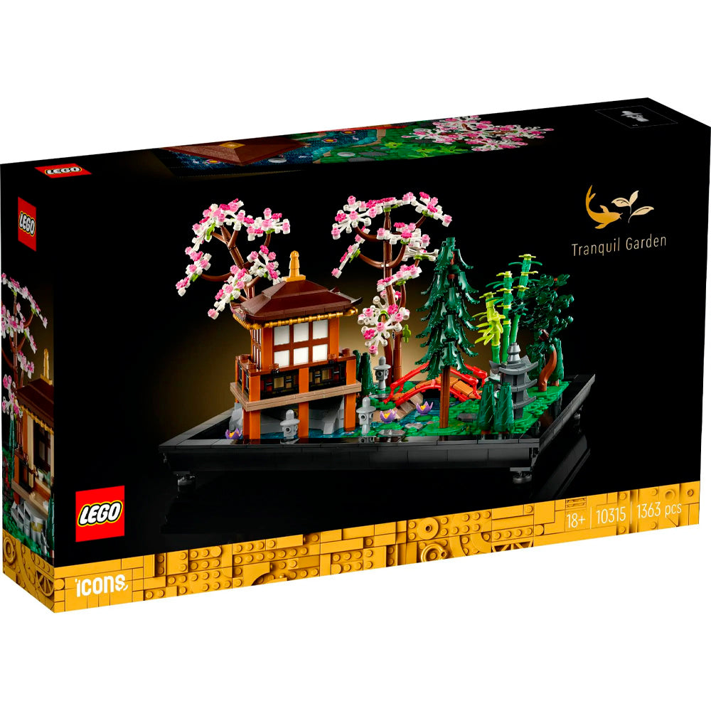 LEGO Icons Jardim Tranquilo, Conjunto de Construção, 18+ 10315, 1363 Peças