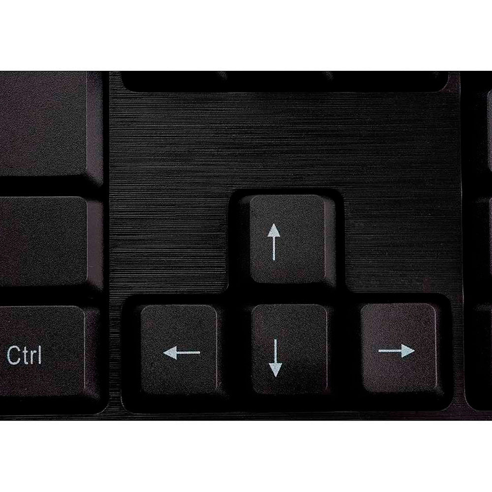 Kit Teclado e Mouse USB, 1.200 DPI, Slim Plug And Play Padrão ABNT2 Goldentec GT850 - Preto