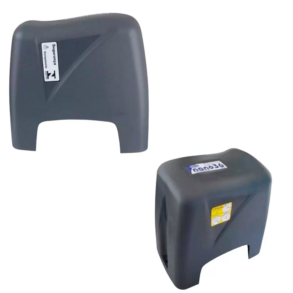 Tampa Carenagem Para Motor de Portão Rossi DZ Nano Com Etiqueta