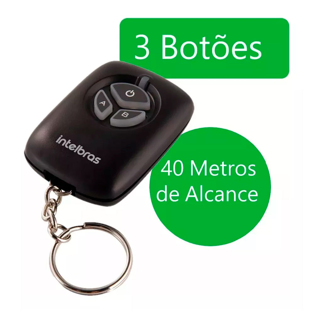 Controle Remoto Para Alarme e Motor de Portão XAC 2000 TX Intelbras