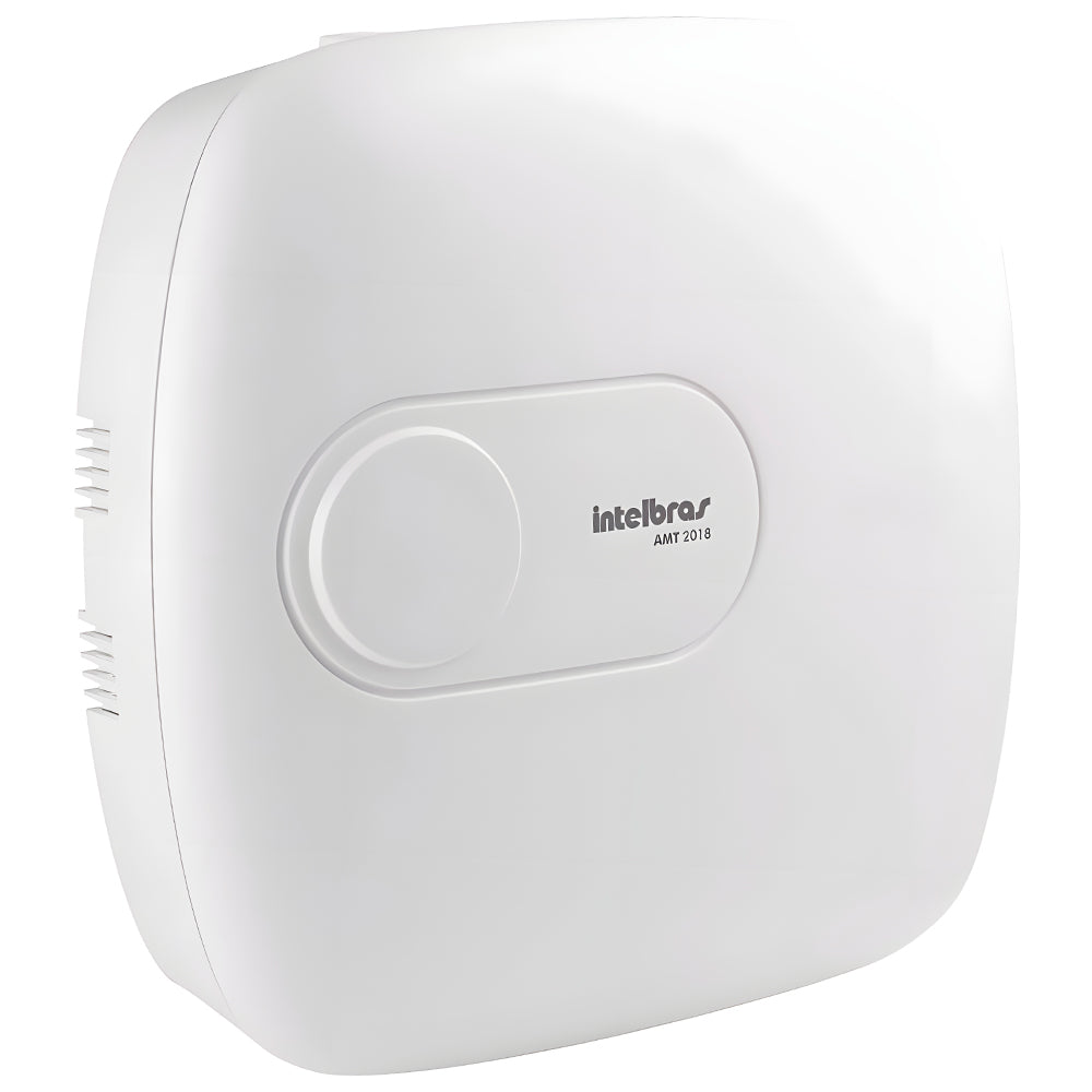 Central de Alarme Monitorada Intelbras AMT 2018 Com 18 Zonas - Branco