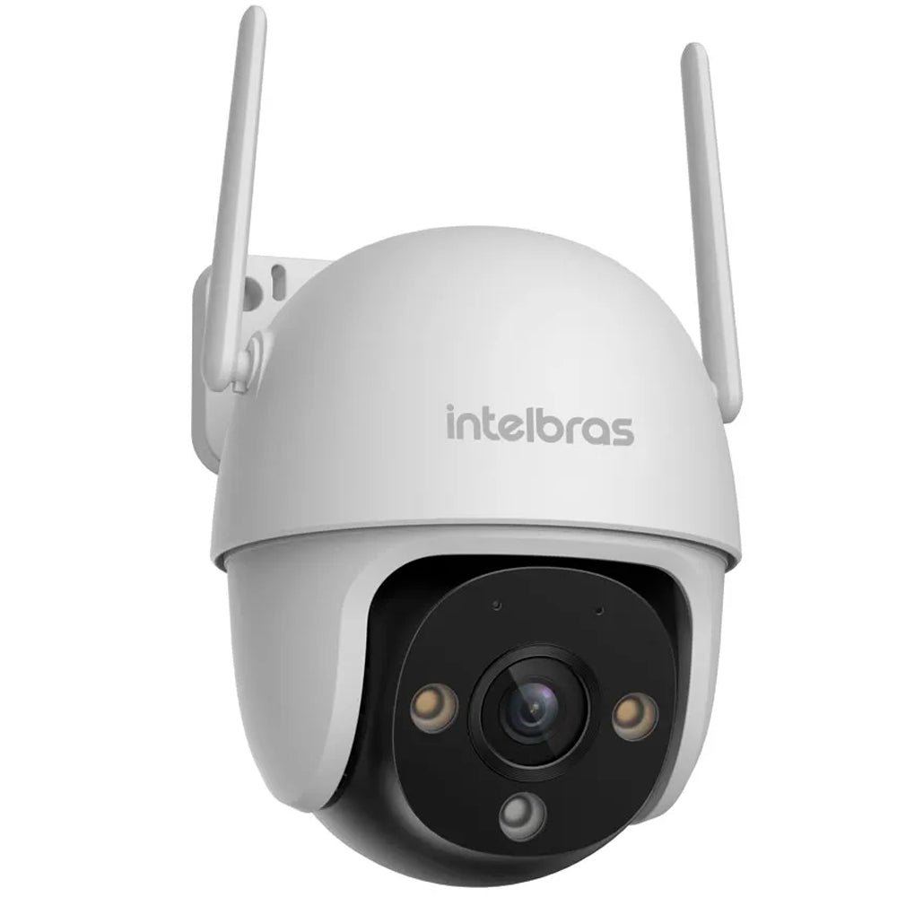 Câmera de Segurança Intelbras IP, iM7 S Full Color, Wi-Fi, Full HD, Visão 360 Graus, Mini Sped Dome, Branca