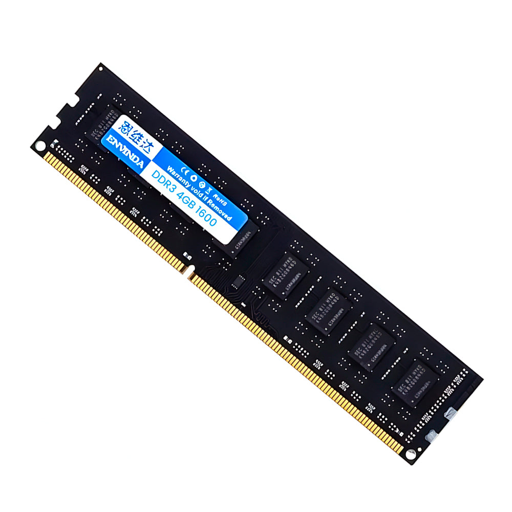 Memória RAM Desktop 4GB 1600MHz DDR3 DIMM 1.5V - Envinda