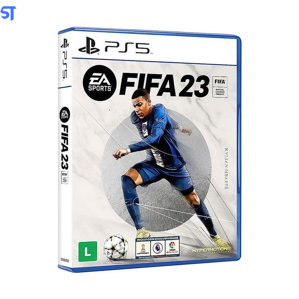 Console Playstation 5 + FIFA 23, 825GB, White, Com 1 Controle, PS5, CFI-1114A01X