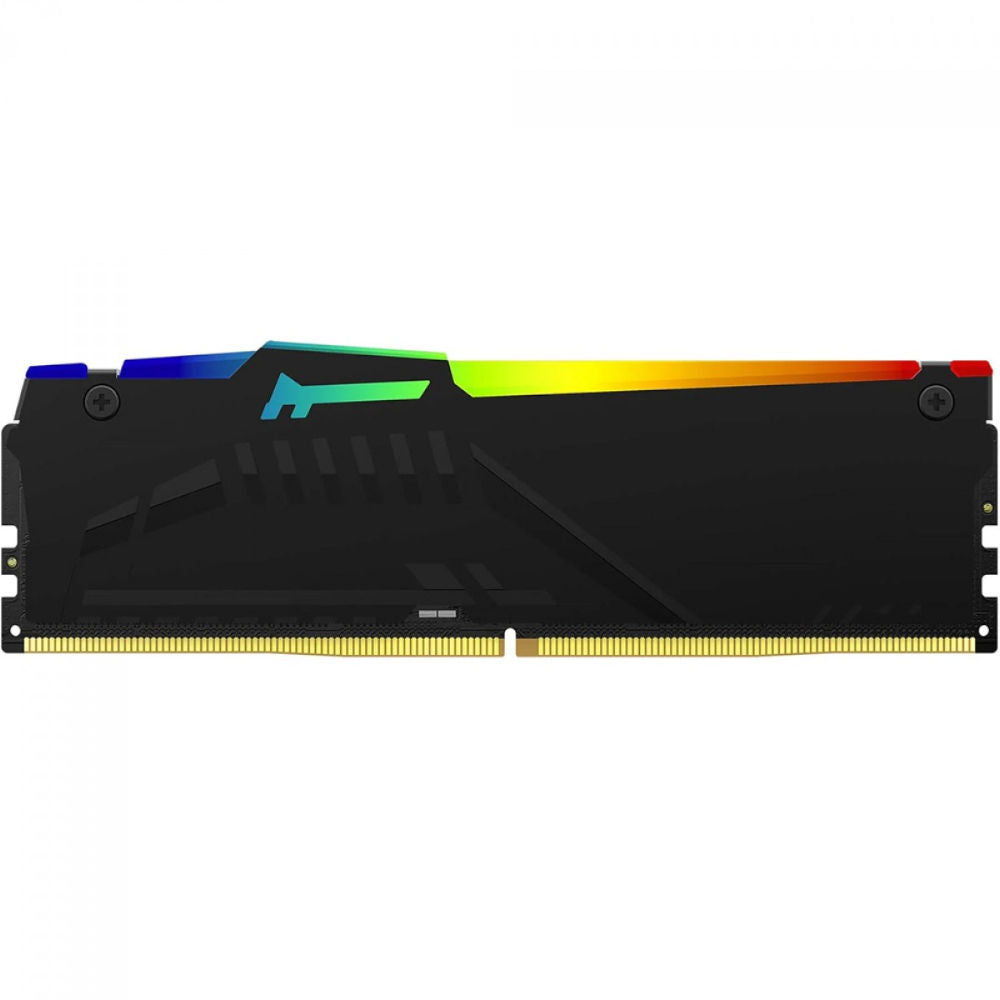 Memória RAM Desktop DDR5 Kingston Fury Beast, RGB, 16GB, 5200Mhz, Black, KF552C36BBEA-16