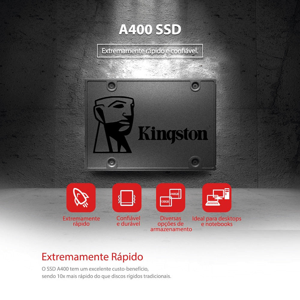 HD SSD Kingston A400 120GB 2.5