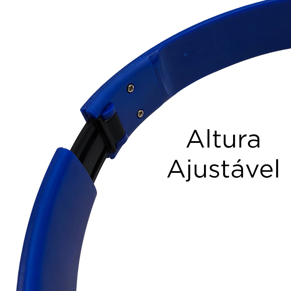 Fone de Ouvido Headphone, Com Conector P2, Estéreo, KAPBOM, KA-888, Azul