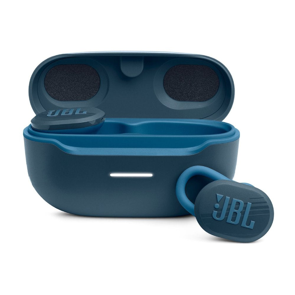 Fone Sem Fio JBL Endurance Race TWS Bluetooth Esportivo À Prova D'água IP67 30h Azul Marinho
