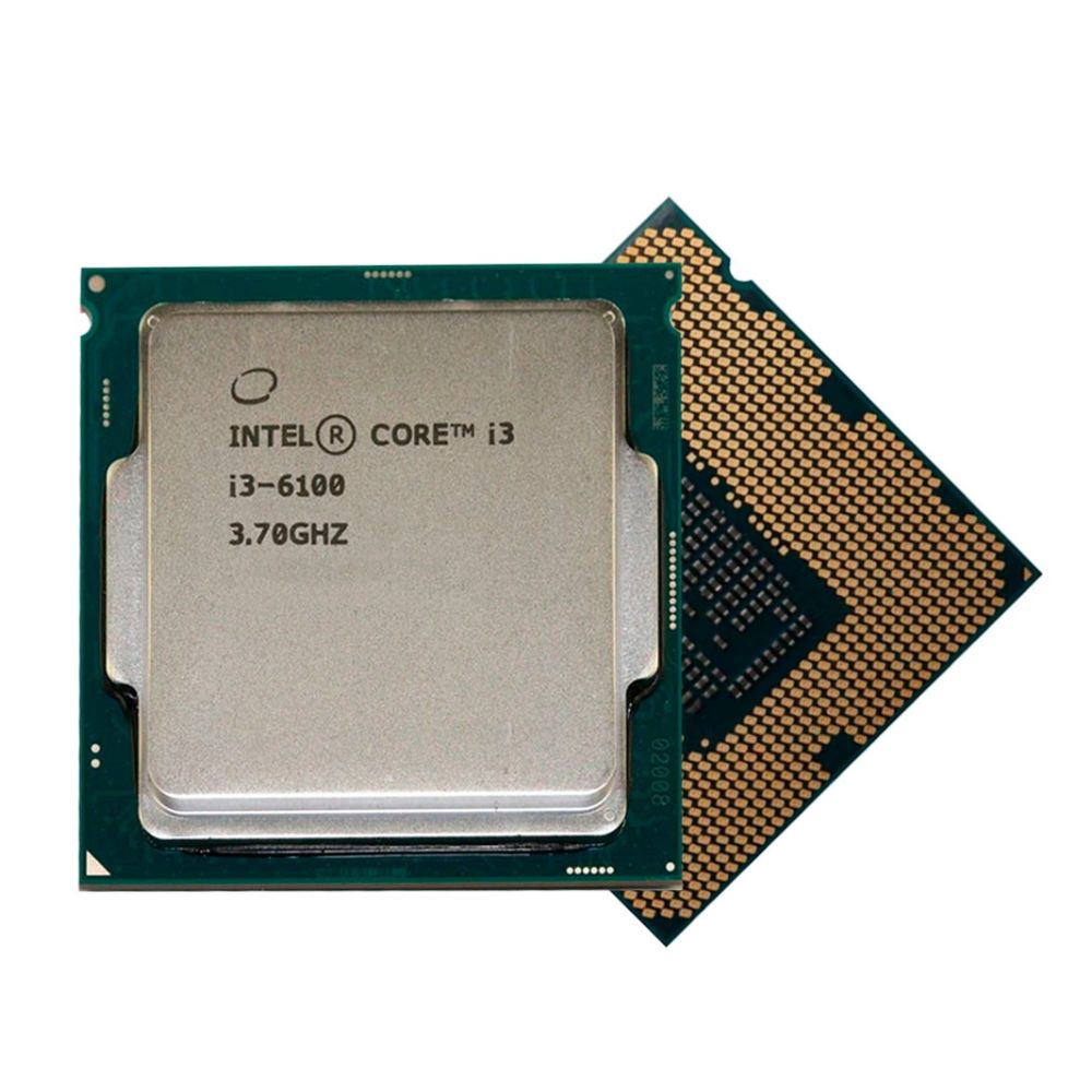 Kit Placa Mãe H110 Com Cooler 1151, Processador i3-6100, Memória RAM 8GB DDR4, SSD 256GB