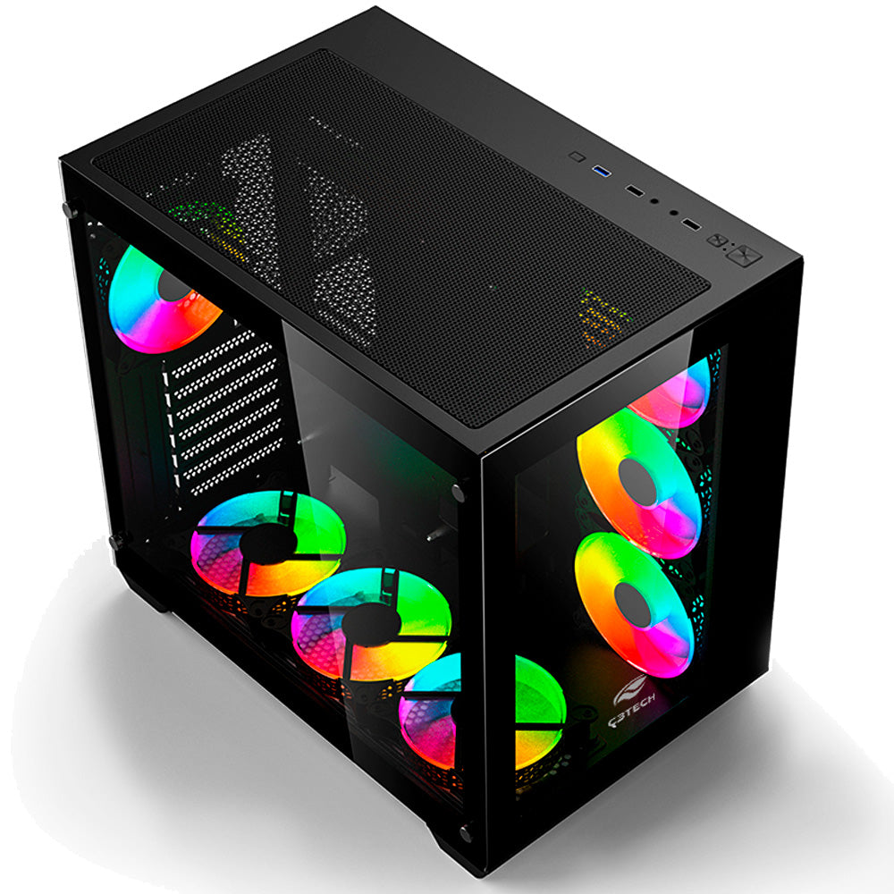 Computador Gamer Ryzen 5 5600GT, Vega 7, RAM 16GB DDR4, SSD M.2 NVMe 512GB, Windows 11 Pro, Gabinete Aquario