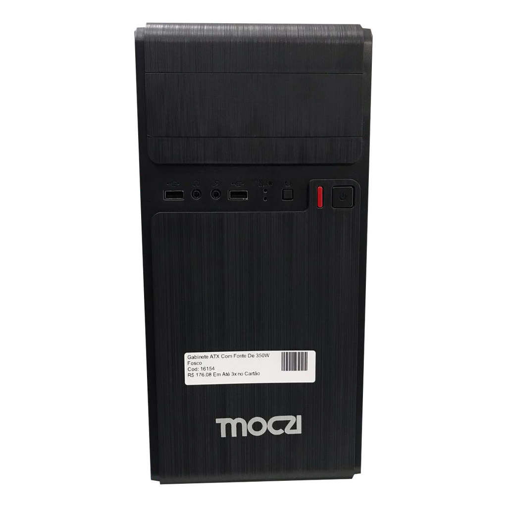 Gabinete Gamer ATX MOCZI Com Fonte De 350W Fosco 1710