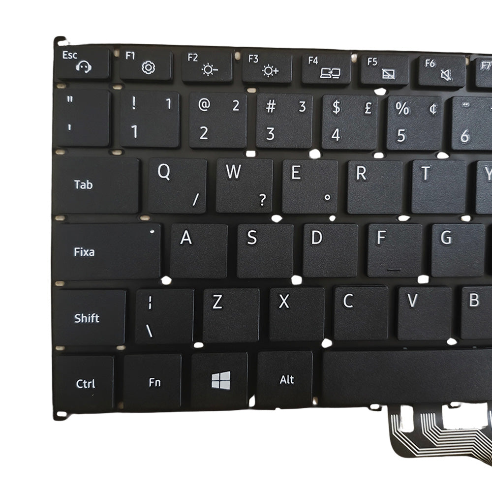 Teclado Notebook Samsung NP550XCJ/XED, Book E30, NP550XCJ-KT1BR, NP550XCJ-KO1BR, Com "Ç", Teclado Numérico, Preto