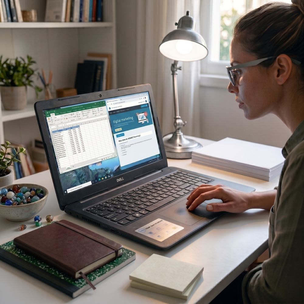 Notebook Dell Inspiron 3593 Intel Core i3-1005G1 10a Geração 8GB RAM SSD 128GB HDD 1TB 15.6" Entrada RJ45 Seminovo