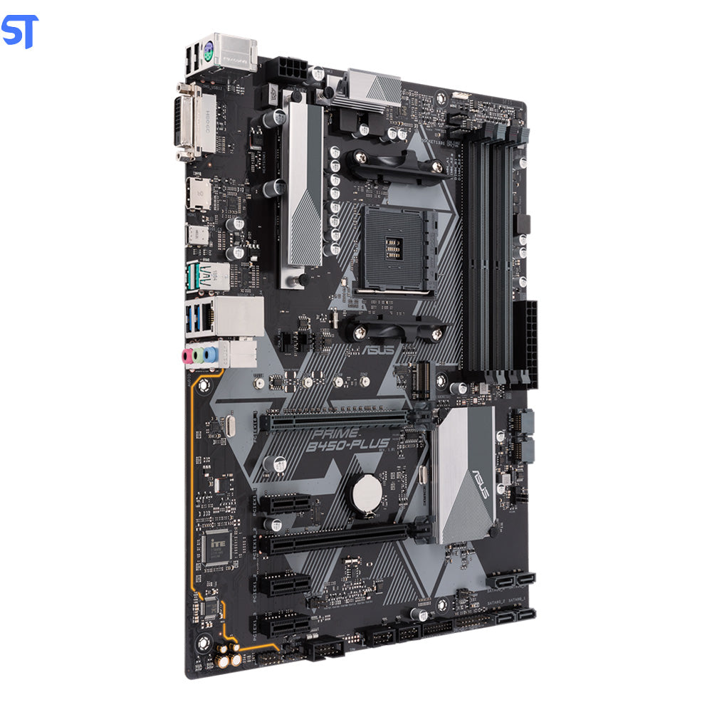 Placa Mae Asus Prime B450-PLUS DDR4 Socket AM4 Chipset AMD B450