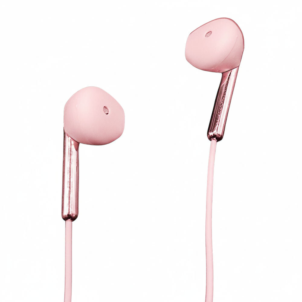 Fone De Ouvido Stereo, Super Bass, com Microfone, Entrada 3.5mm, Fio 1.3 Metros, A'Gold, FN-A10 - Rosa