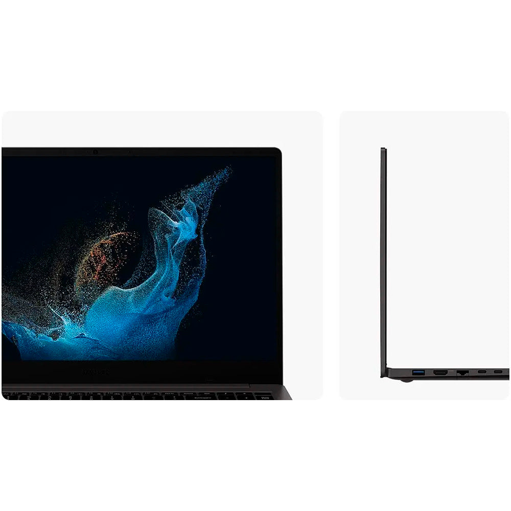 Notebook Galaxy Book2 Core i7-1255U, 8GB, 256GB SSD, + HD de 1TB, LED Full HD 15.6'', Windows 11, Grafite NP550XED-KS3BR