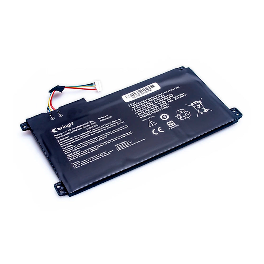 Bateria Compatível com Asus E410MA 3.600mAh, 11.4V, Polímero, BringIT - PN B31N1912