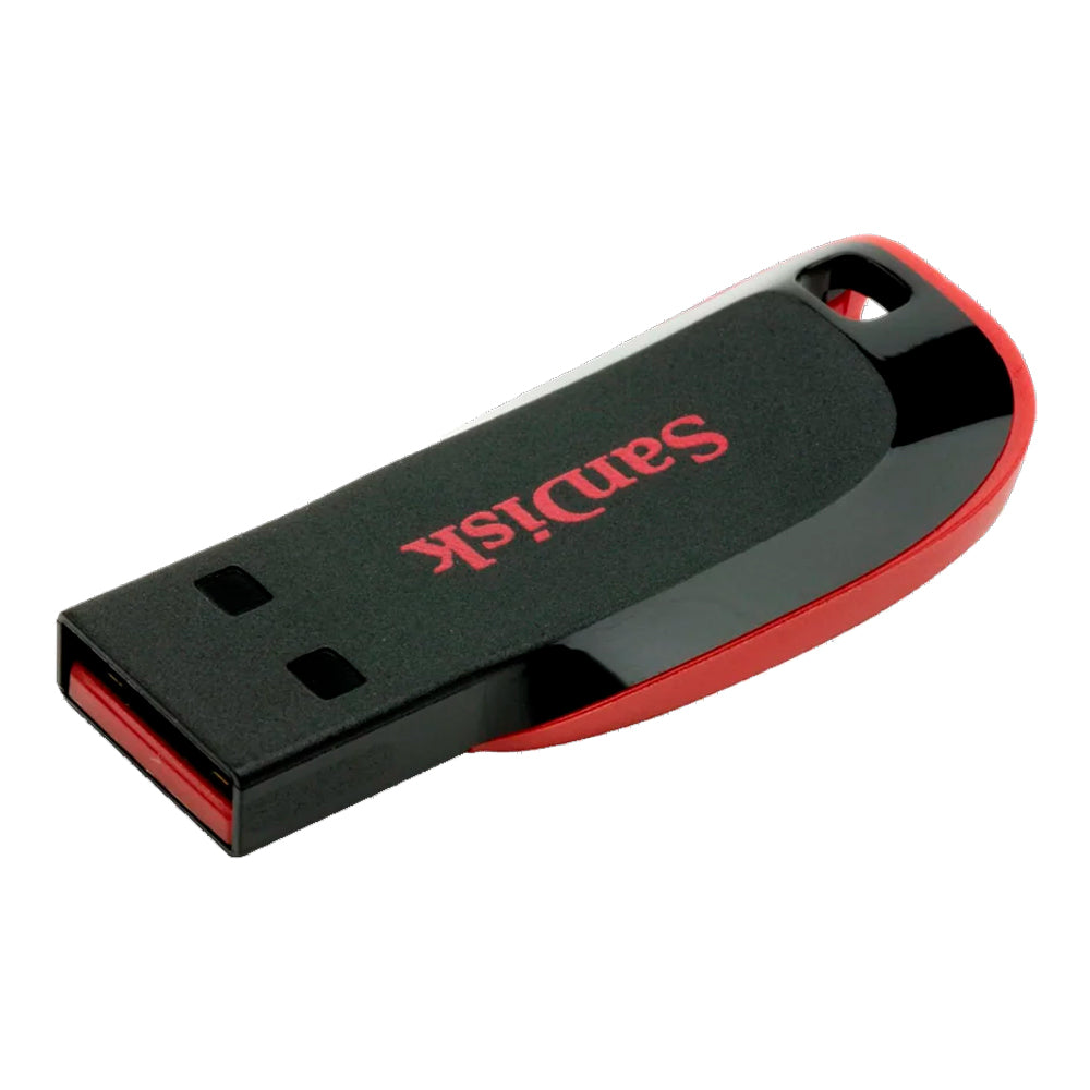 Pen Drive SanDisk Cruzer Blade 16GB USB 2.0, até 15MB/s de Leitura – Modelo SDCZ50-016G-B35