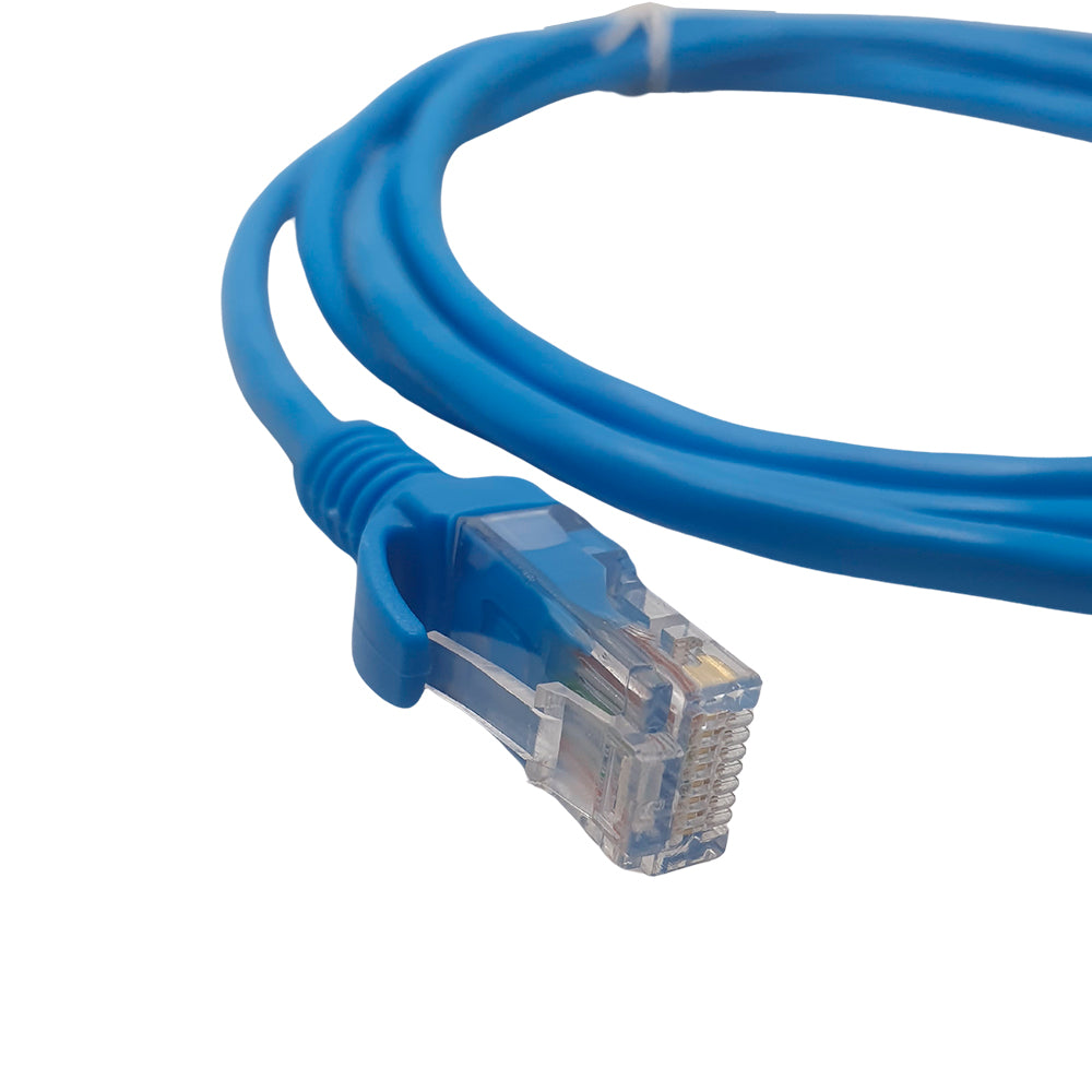 Cabo de Rede CAT5e, 1.5 Metros, Patch Cord Azul - PCA-012L