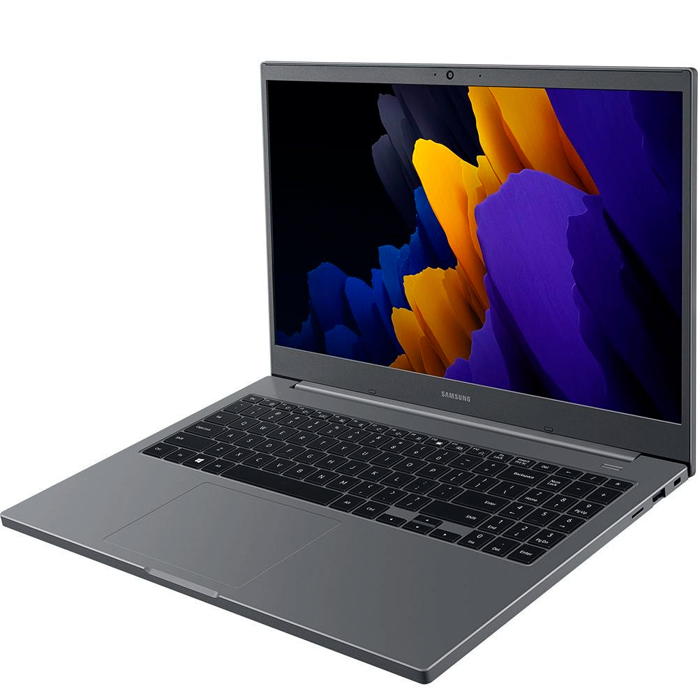 Notebook Samsung Book Intel Celeron Dual-Core, 4GB RAM, SSD 256GB, 15.6 Full HD, Windows 11 Home, Cinza - NP550XDA-KP3BR