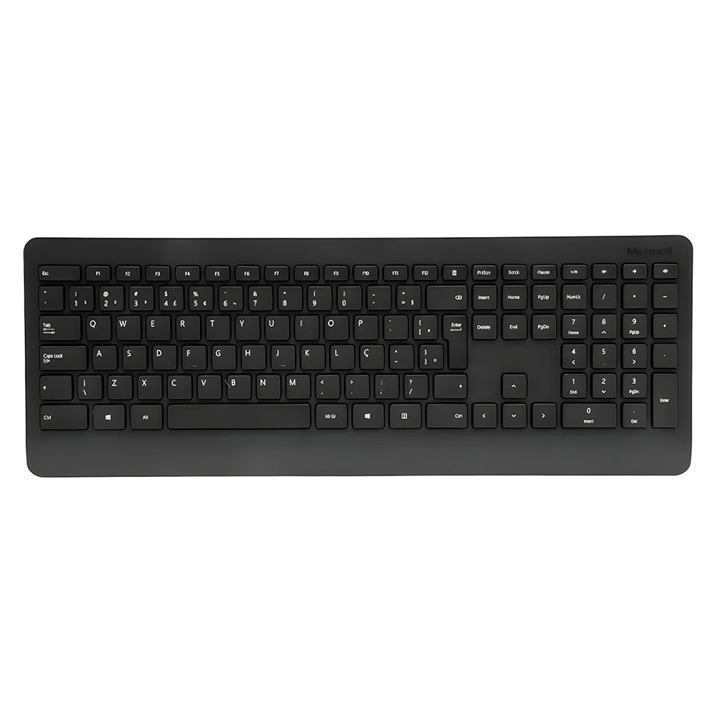 Kit Teclado E Mouse Sem Fio Wirelles Microsoft Desktop 900, Conector Usb Preto PT3-00005
