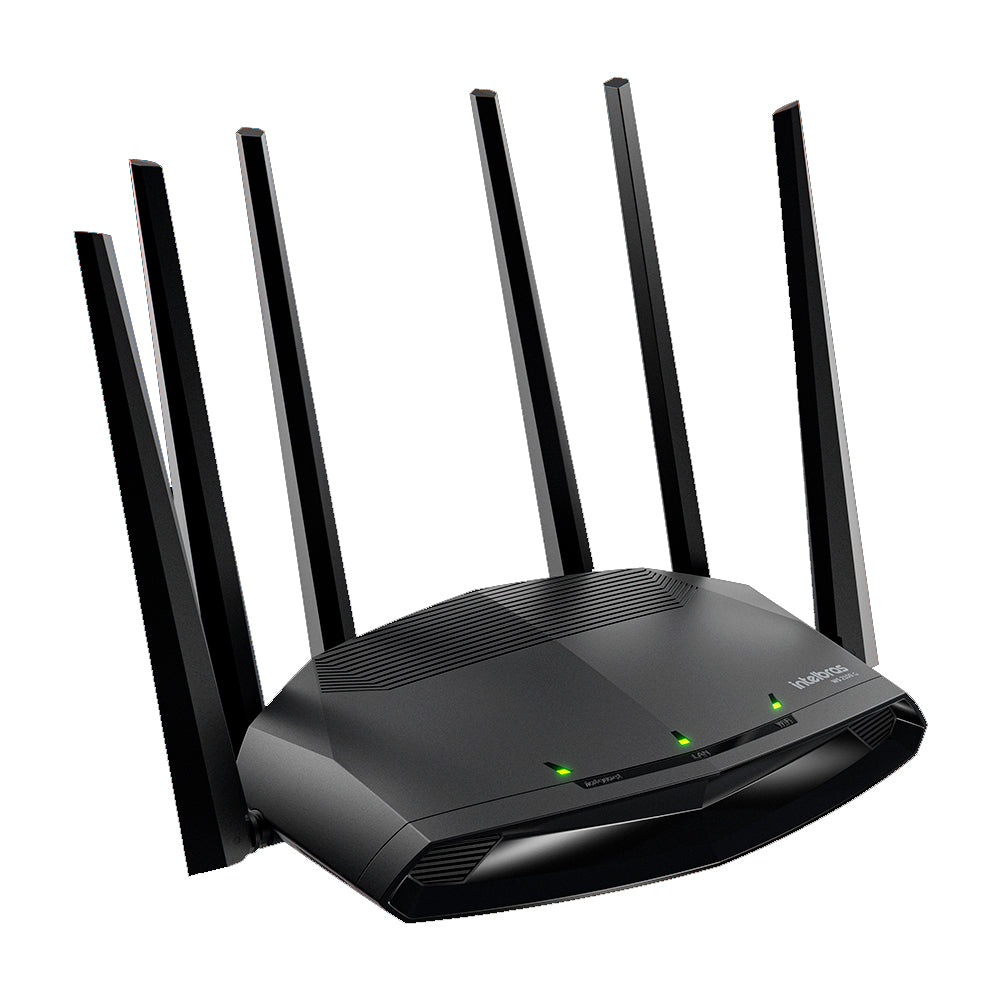 Roteador Wi‑Fi 5 Intelbras W5‑2100G inMesh - Dual Band AC2100, 6 Antenas 5 dBi, 3 LAN + 1 WAN Gigabit, até 180 m²