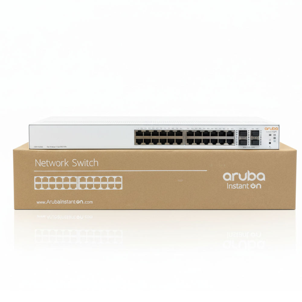 Switch HP Aruba, 24 Portas Gerenciável Gigabit HPE Networking Instant On 1930 24G 4SFP/SFP+ JL682A