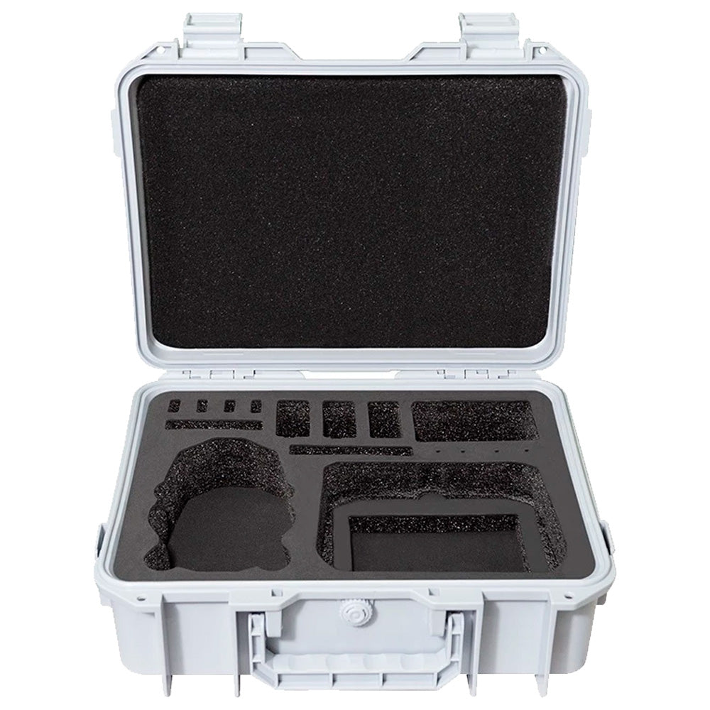 Maleta Case Para Transporte de Drone e Acessórios, Para DJI Mini 4 Pro, Compatível Com RC2 e RC-N2, Branca