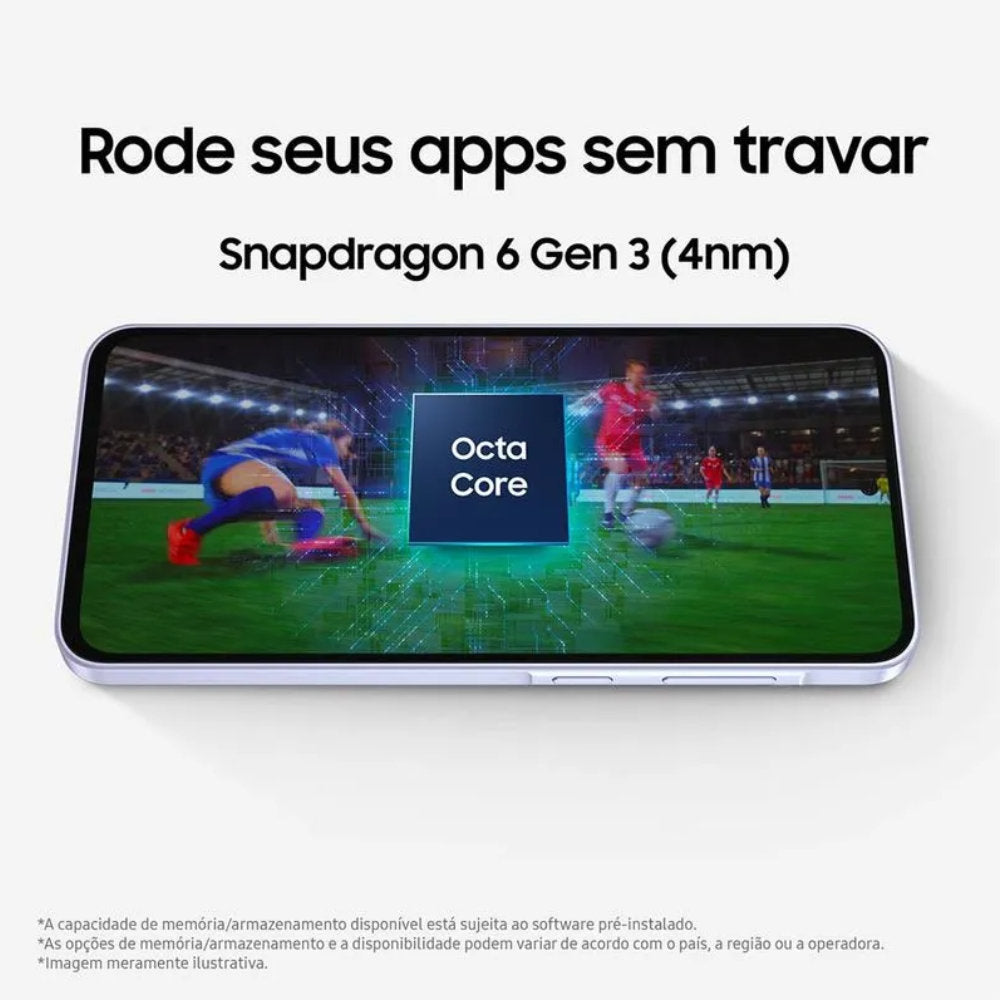 Smartphone Samsung Galaxy A36 5G 256GB 8GB RAM, Câmera Tripla 50+8+5MP, Tela 6,7" Super AMOLED IP67, Recursos IA, Preto