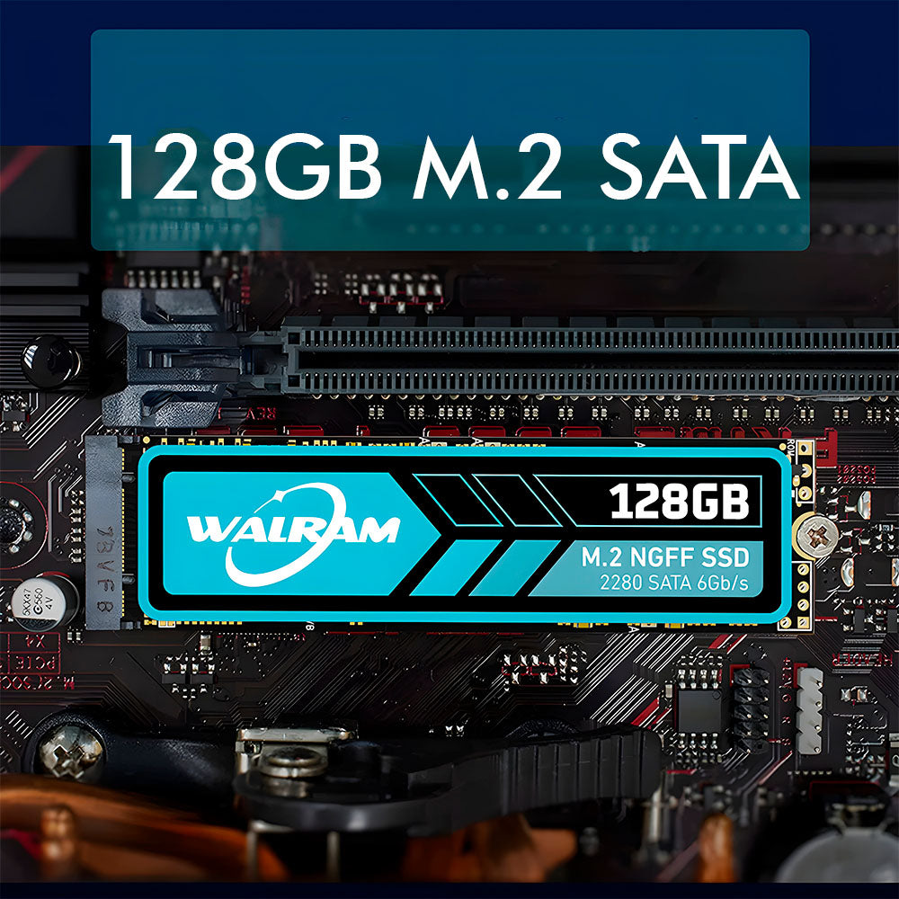 SSD M.2 SATA 6GB/s 128GB Leitura 560Mb/s Escrita 490Mb/s - Walram