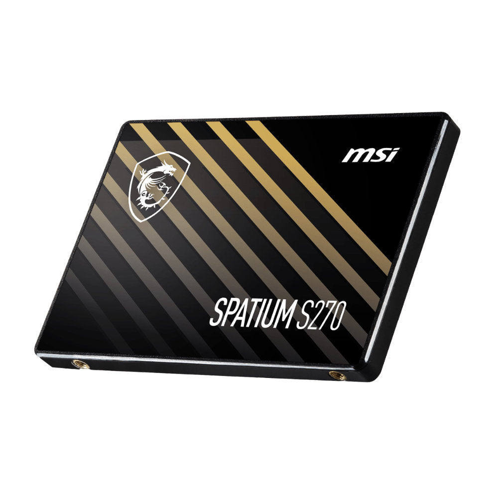 SSD MSI S270 Spatium 240GB SATA III 2.5" 3D NAND Leitura 500MB/s Gravação 450MB/s