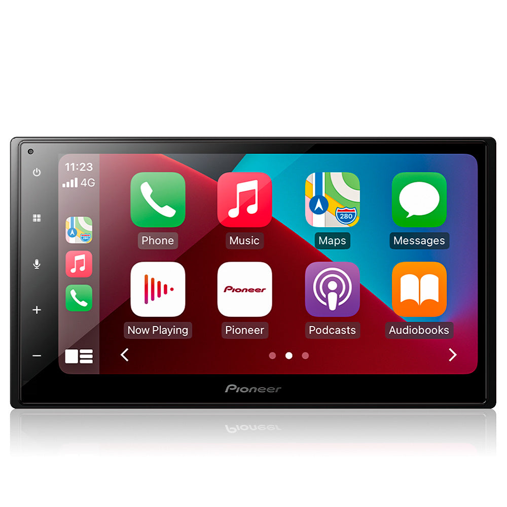 Central Multimídia Pioneer 2-Din, Tela 6,8