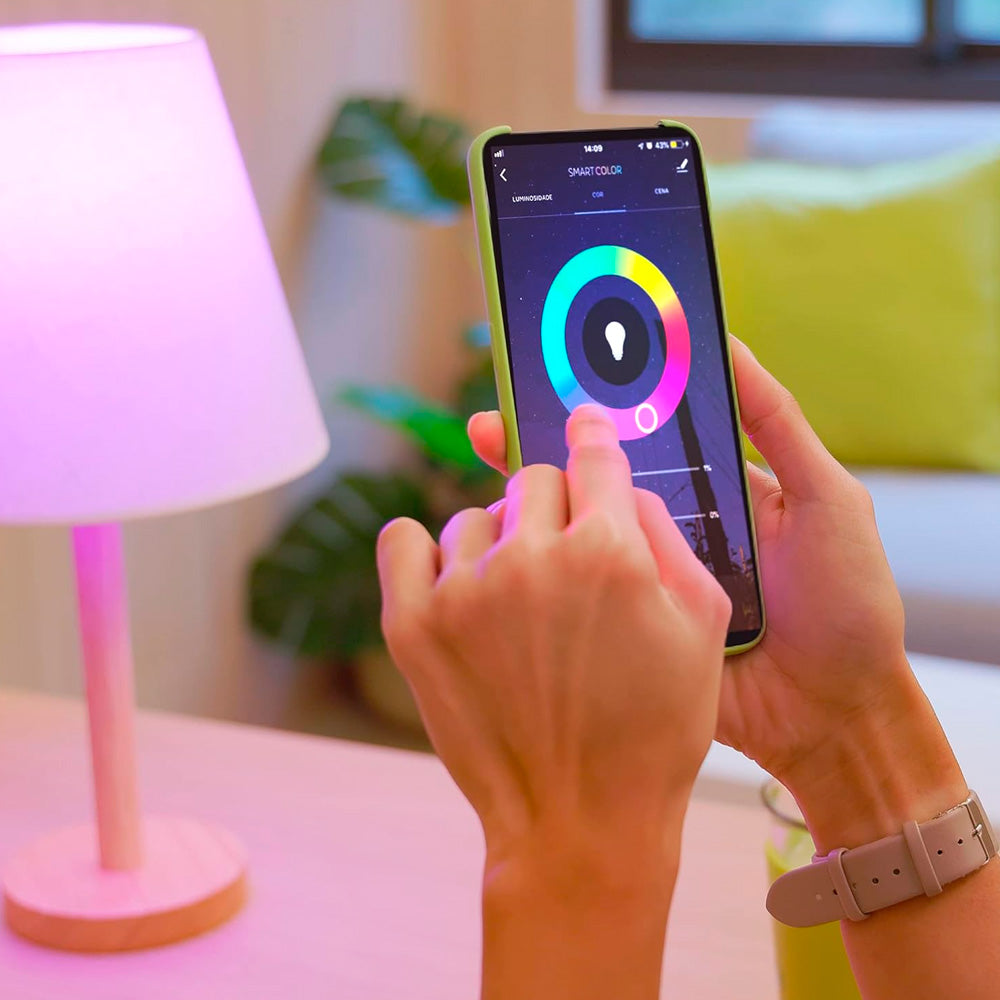 Lâmpada Bulbo LED A70 15W Bivolt SMART COLOR Elgin - 48BLED15WIFI