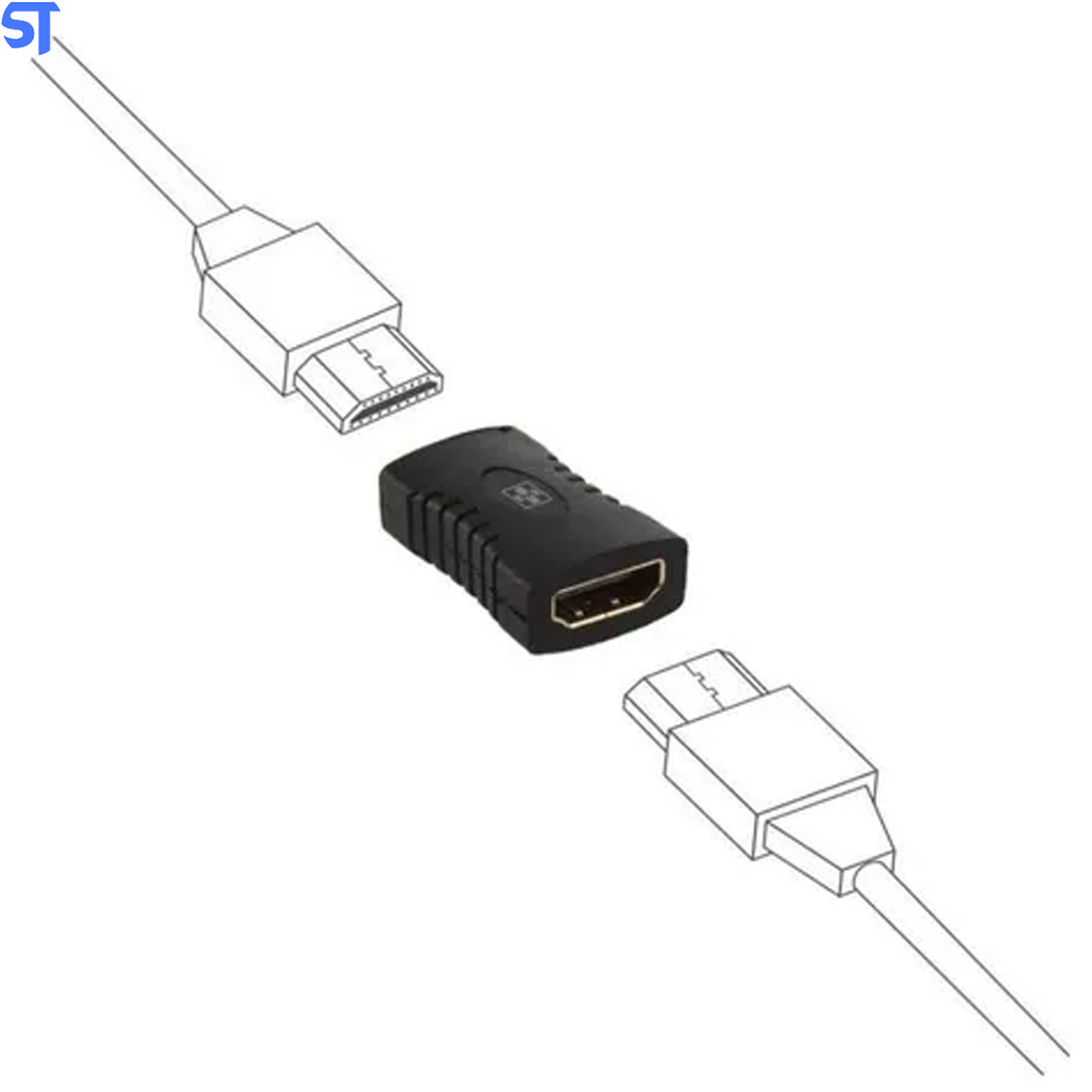 Emenda Hdmi Fêmea x Hdmi Fêmea 4K 2.0 Para PS4/ HDTV/ Computador