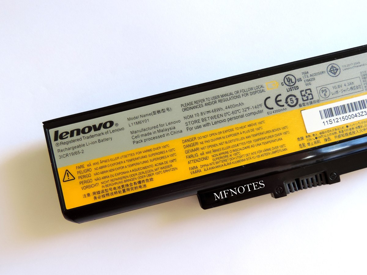 Bateria Notebook Lenovo Ideapad 45n1043 Z585 G485 4400mAh 6 Células - USADA