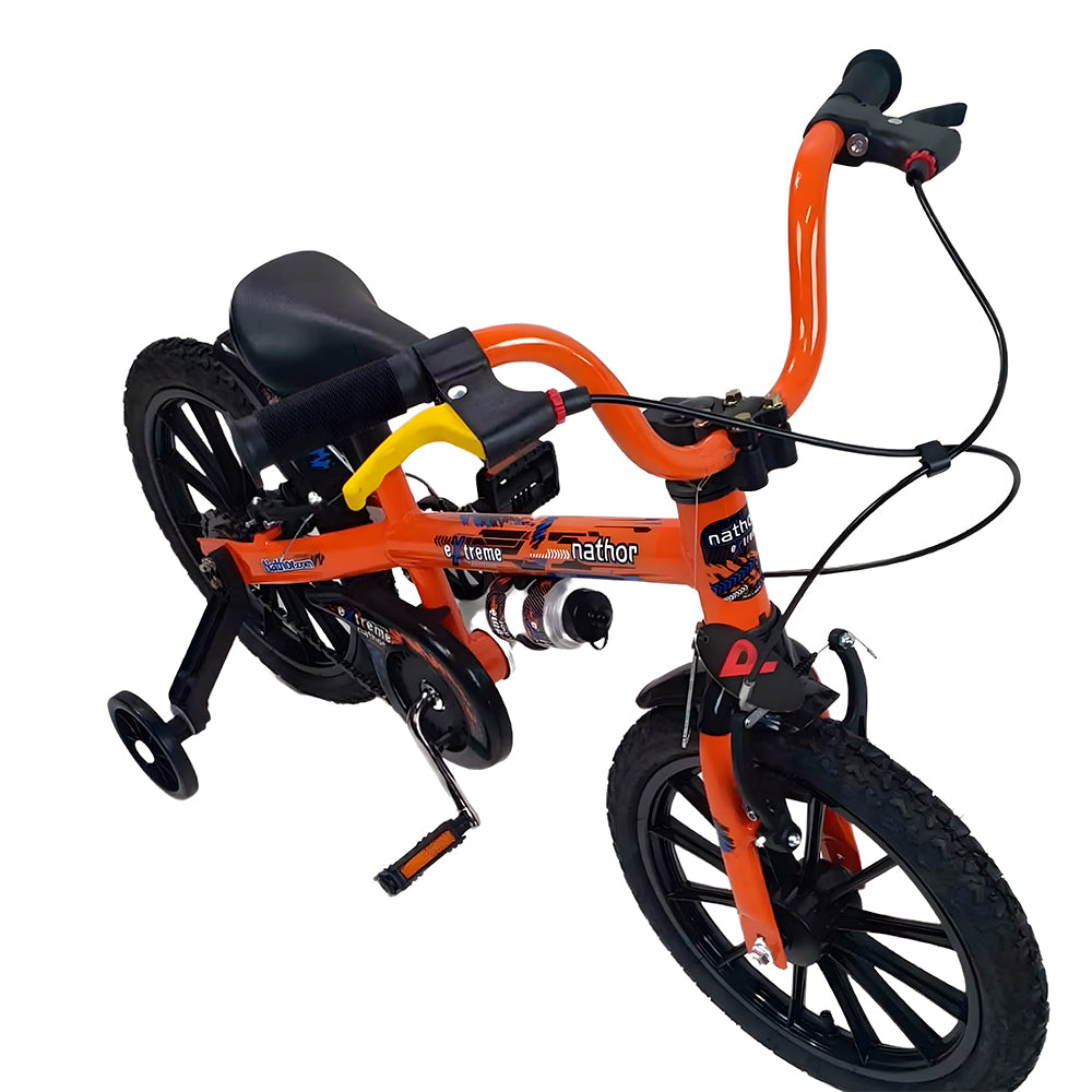 Bicicleta Infantil Masculinho Nathor Aro 16 Extreme - Laranja