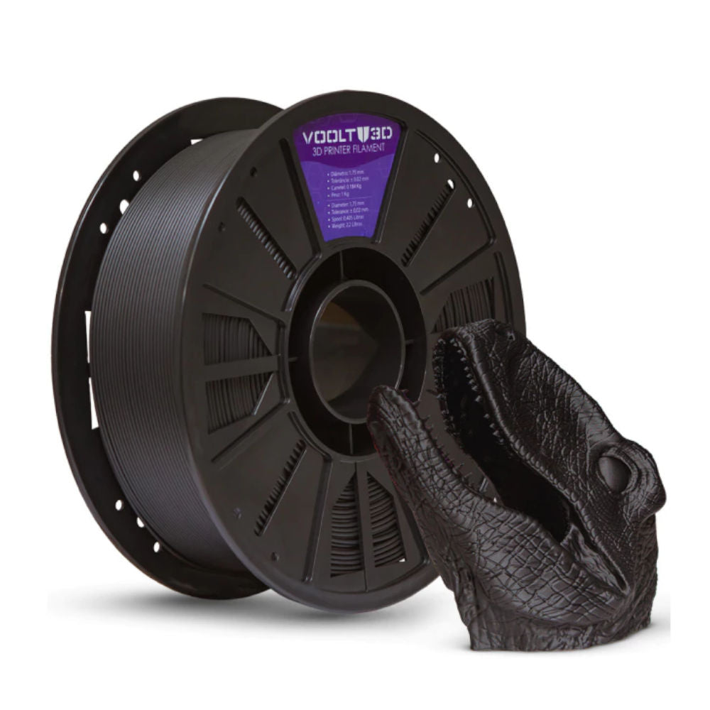 Filamento PLA Preto Velvet High Speed Premium 1 Kg 1,75 mm – Impressão 3D FDM