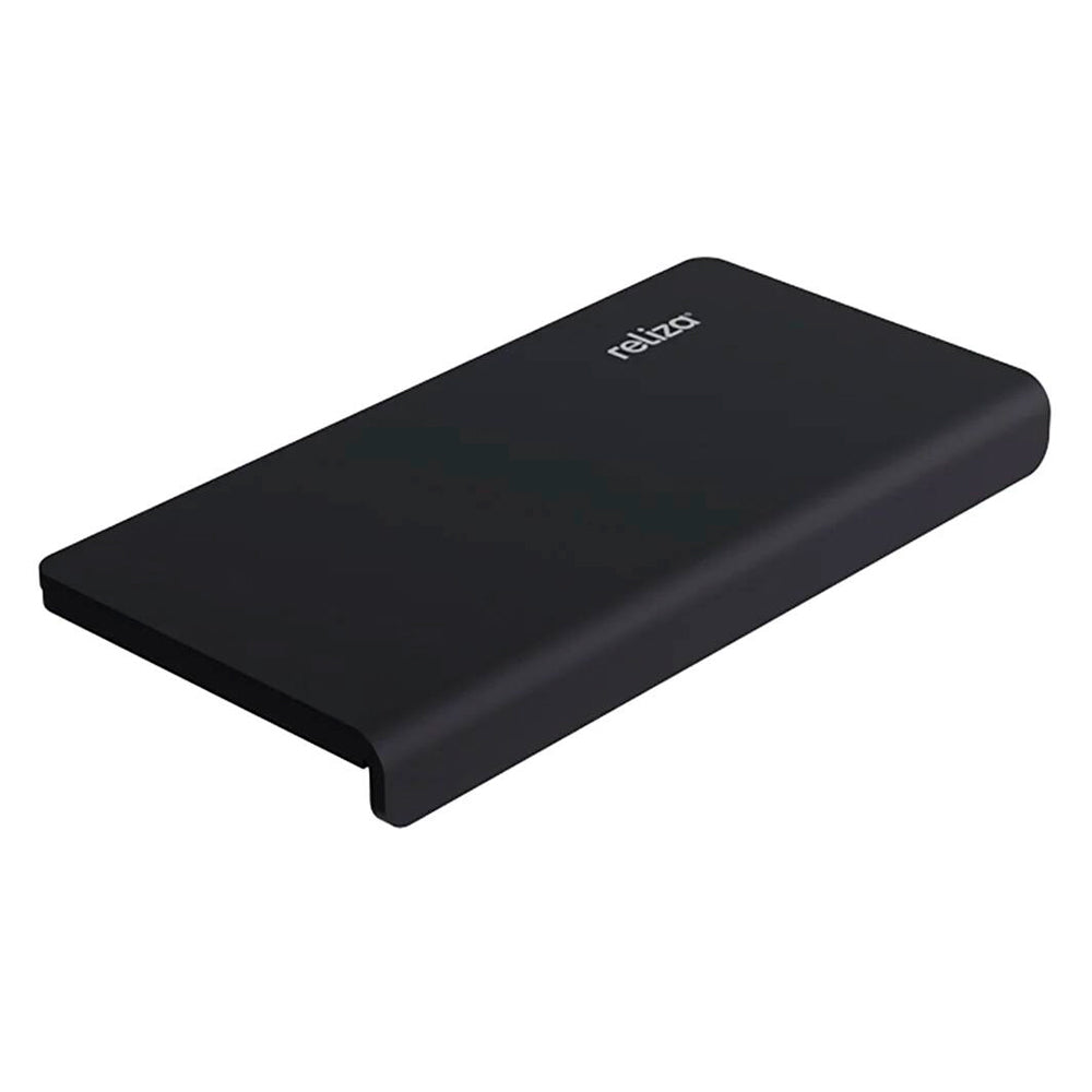 Descanso Ergonômico Quebra-Quina, Reliza Confort Single, Apoio Anatômico - Preto