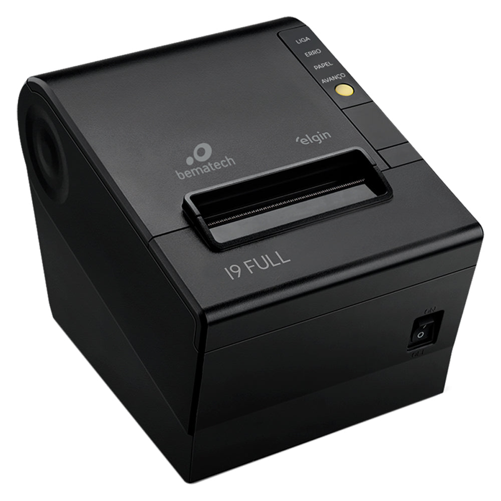 Impressora Térmica Não Fiscal Elgin i9 Full com Guilhotina, Conectividade USB, Serial DB-9 e Ethernet, Bivolt