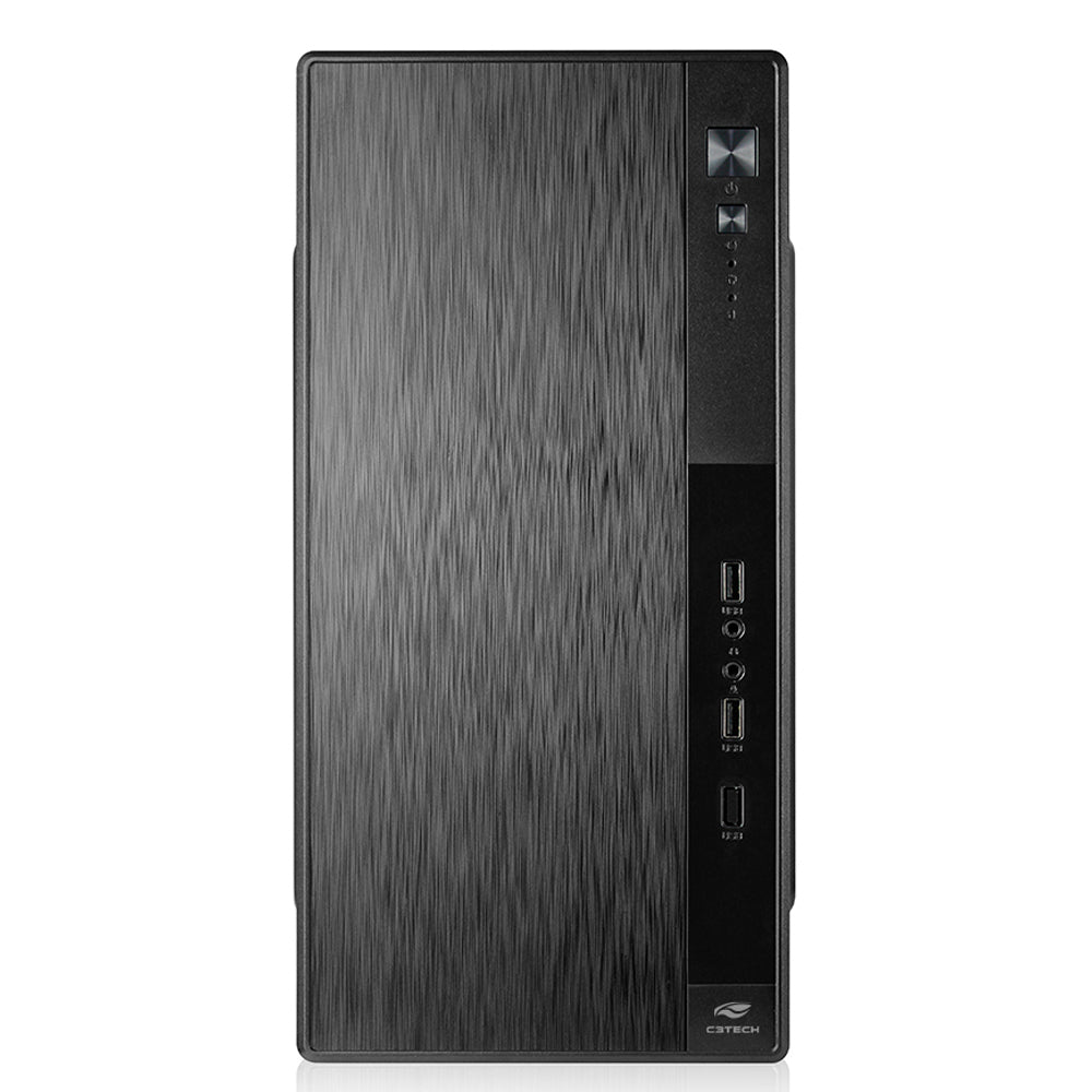 Gabinete Micro-ATX MT-31V2BK, Com Fonte 200W C3Tech - Preto