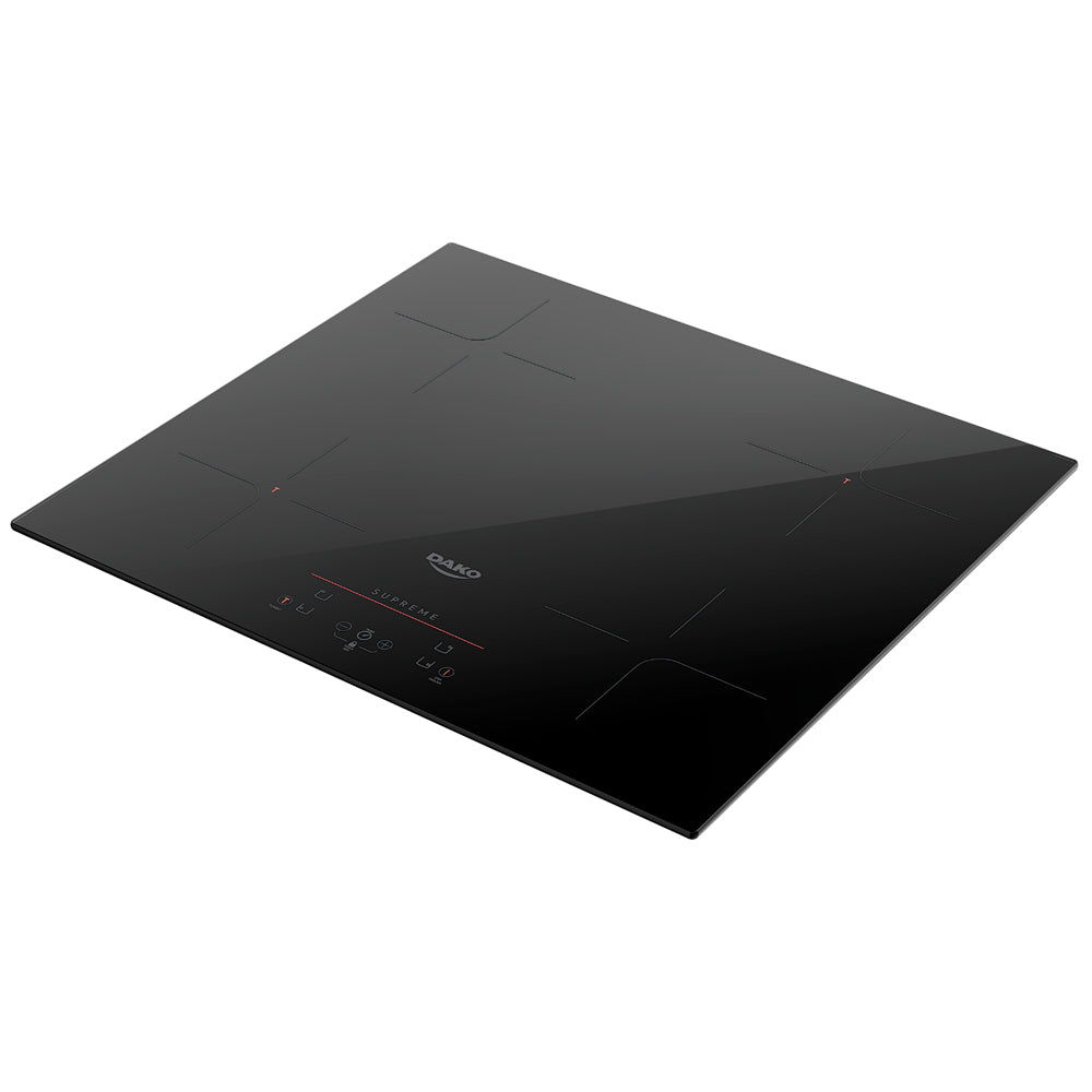 Fogão Cooktop de Indução 4 Bocas Preto com Trava de Segurança Dako Supreme 220V